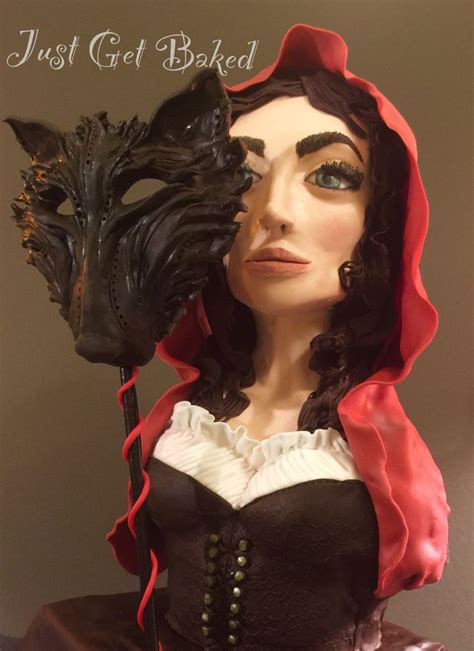 a couple shots of the ouat red riding hood cake i did couple shots red riding hood couples