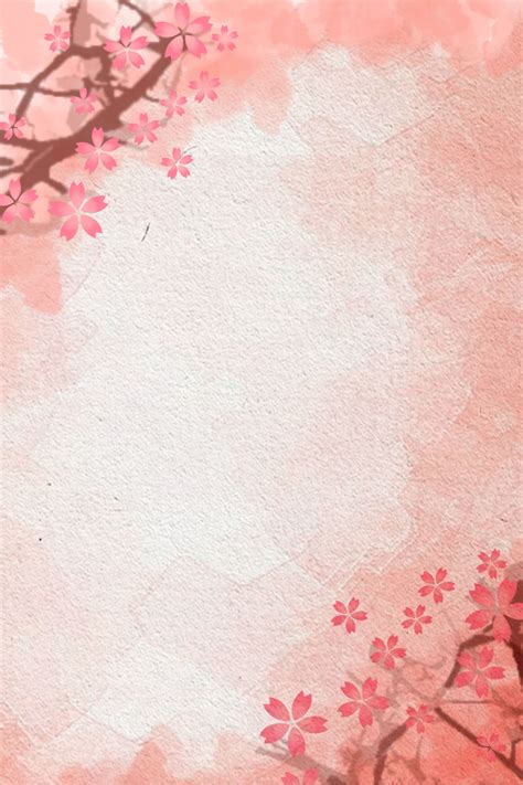 Pink Flower Fresh And Simple Elegant Background Wallpaper Image For
