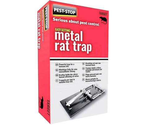 Pest Stop Easy Setting Metal Rat Trap Spr Centre