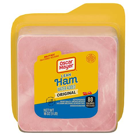 Oscar Mayer Ham Lean Original 16 Oz Ham Superlo Foods