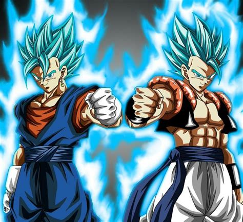 In the short teaser above, the fusion of goku and vegeta can be seen in their basic, super saiyan and super saiyan blue forms. Vegetto & Gogeta SSJ Blue | Dragon ball z, Dragon ball y ...
