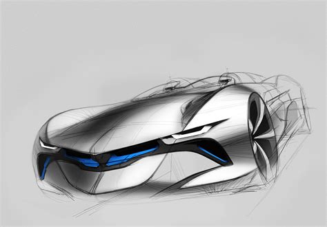Car Sketch And Rendering On Behance