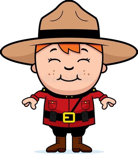 Canadian Mounted Police Cartoon Character - Go Images Cafe
