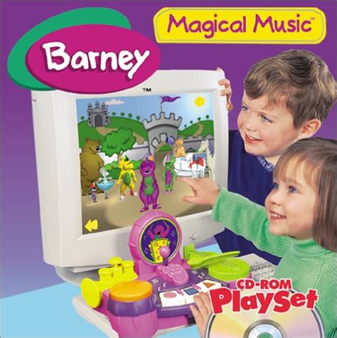 Barney Magical Music Cd Rom Playset