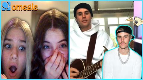 Justin Bieber On Omegle Epic Reaction Award Moments Youtube
