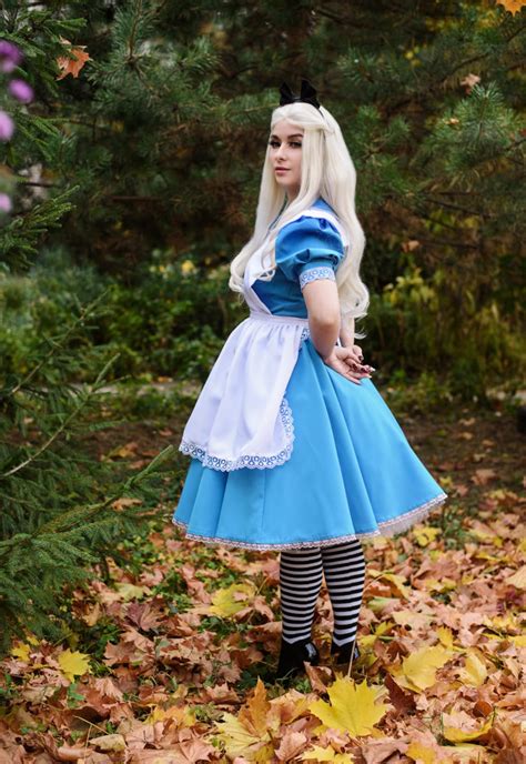 Alice In Wonderland Cosplay Halloween Costume For Adult Etsy