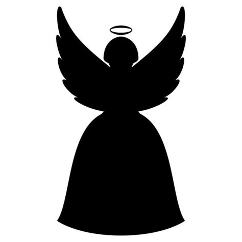 23172 Angel Silhouette Vector Images Free And Royalty Free Angel