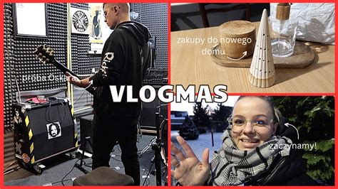 Zaczynamy VLOGMAS Zespół Oskara zakupy w Zara Home Sinsay Home i Jysk do nowego domu