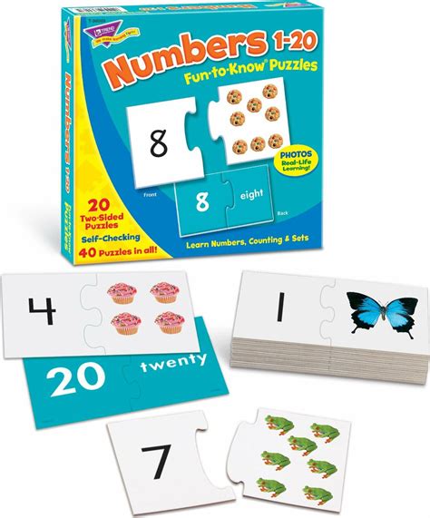 Numbers 1 20 Fun To Know Puzzles From Trend Enterprises School Crossing