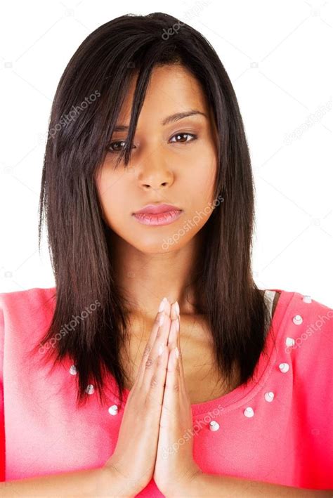 Young Pretty Girl Praying Stock Photo By ©piotrmarcinski 29659643