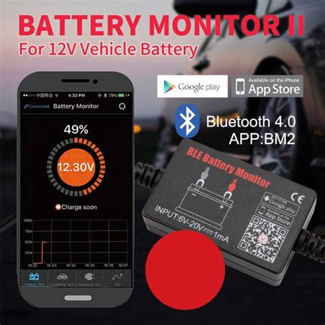 Wireless Car Battery Monitor 12v Bluetooth 40 Voltage Meter Tester