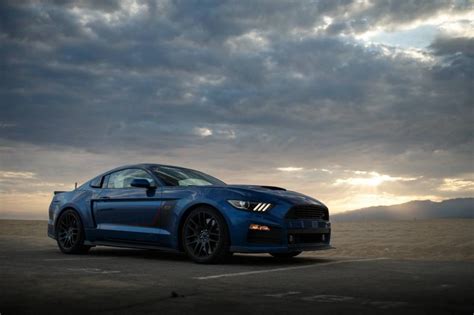 Ford Mustang Gt Lightning Blue Metallic Stage 3 By Roush 2017 года