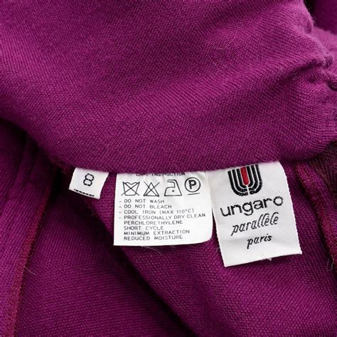 1980s Deadstock Emanuel Ungaro Purple Vintage Dress New W Tags At 1stdibs