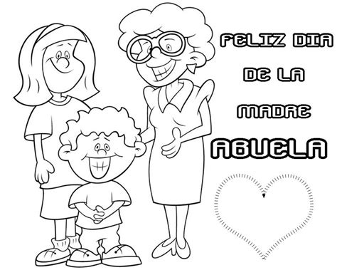 Feliz Dia De Las Madres Tarjeta Para Colorear Reverasite