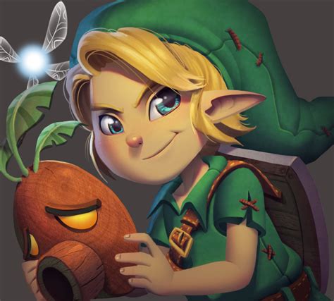 One Face A Day 66365 Young Link Majoras Mask By Dylean On Deviantart