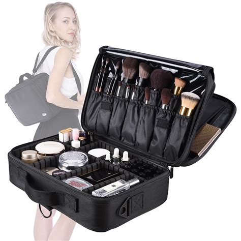 Aw 13 1200d Portable Makeup Bag Organizer Artist Cosmetic Train Travel