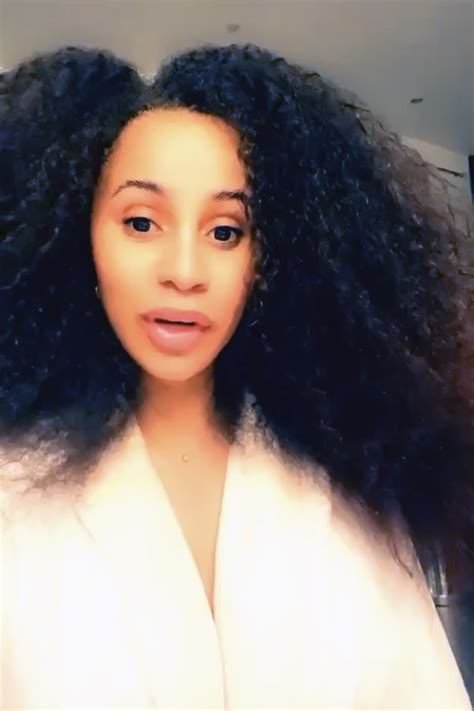 Cardi B Shared Her Natural Hair Diy Recipe Glamour Uk