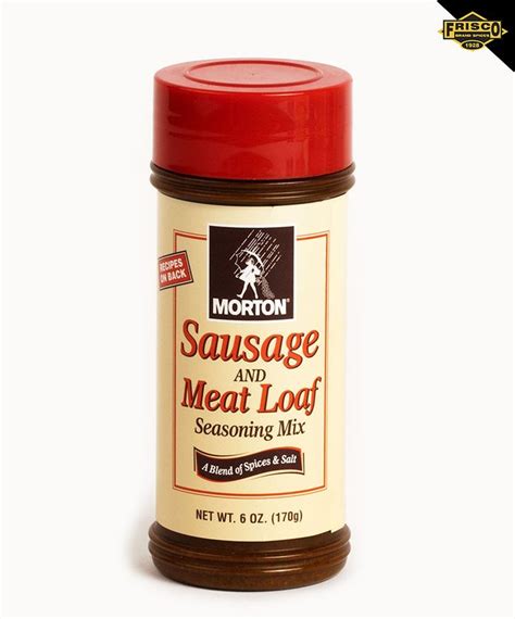 Morton Sausage Meat Loaf Seaso Spices And Seasonings Sausage Seasoning Meatloaf Seasoning