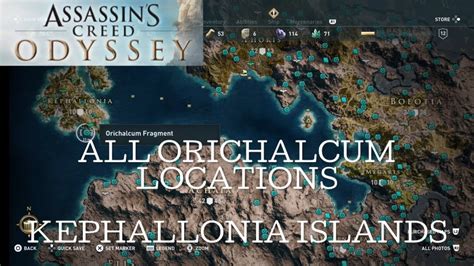 All Kephallonia Orichalcum Location In Assassin S Creed Odyssey Youtube