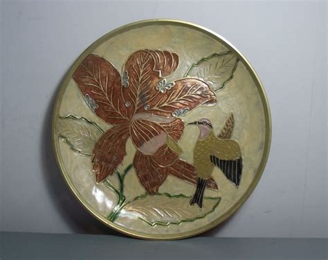 Shop india's largest collection of decorative plates and wall clocks online. Enamelled Brass Plate/Indian Brass Plate/Enamel Plate ...