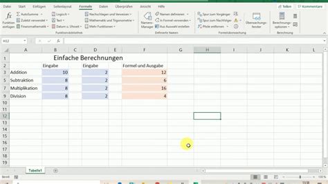 Ms Office Excel Tutorial Formeln Einblenden Und Ausdrucken Youtube