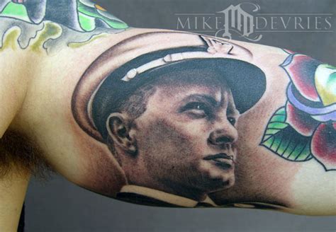 Mike Devries Tattoos Portrait Portrait Tattoo