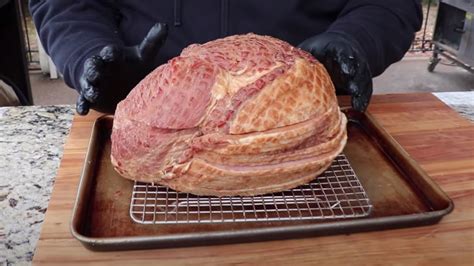 how to double smoke a spiral sliced ham with malcolm reed