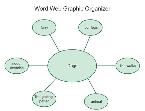 Word Web Graphic Organizer