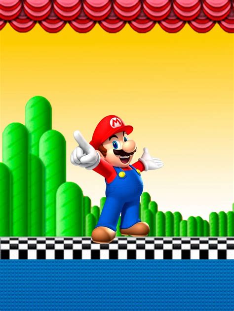 Free Super Mario Bros Party Printables Mario Kart Mario E Luigi