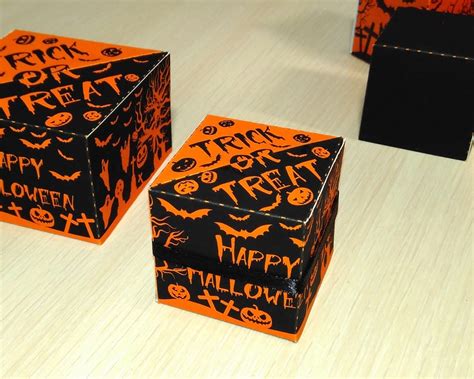 Pdf Halloween T Boxes 2x2 And 3x3 Etsy