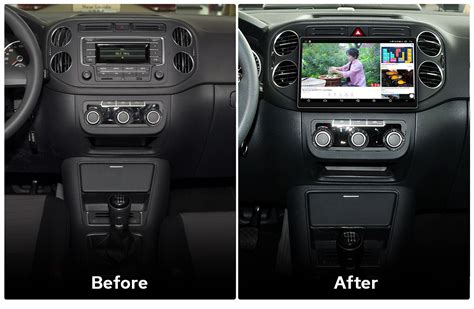 Volkswagen Tiguan Car Stereo Upgrade Android 10 Autoradio Joying