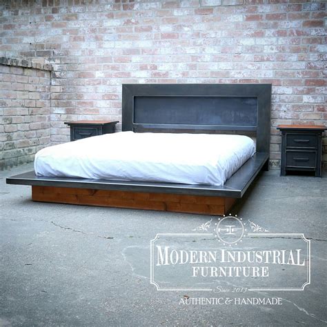 What makes diy headboards so interesting is the fact that they go headboards are mostly decorative now, although they do have a certain amount of functionality. Modern Platform Bed Metal Industrial Headboard Low Profile