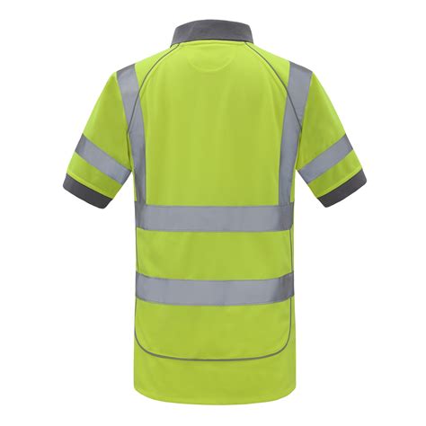 Hi Vis Contrast Premium Polo Shirt Protexmart