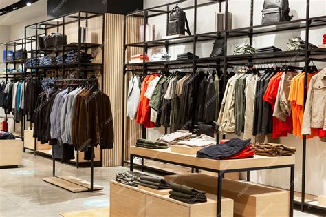 Premium Photo Interior Of A Mens Clothing Store Style And Fashion