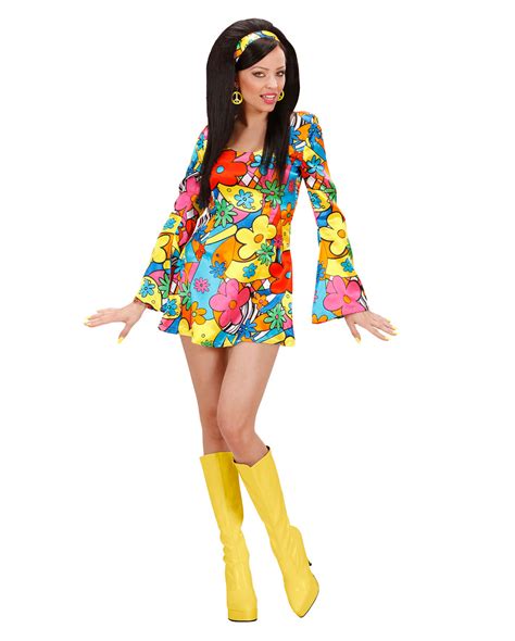 Flower Power Girl Costume Shop Online Karneval Universe