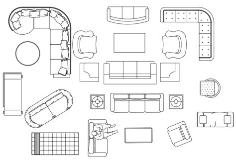 2d Furniture Drawing Cad Blocks Free Download Cadbull