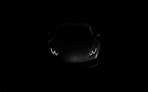 Free Download Lamborghini Huracan Lp Black Dark 4k Wallpaper View Hd