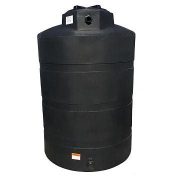 Norwesco Vertical Water Storage Tank Black Gallon Tankandbarrel Com