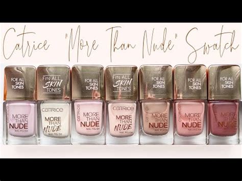 Catrice Nail Polish More Than Nude Live Swatch On Real Nails Youtube