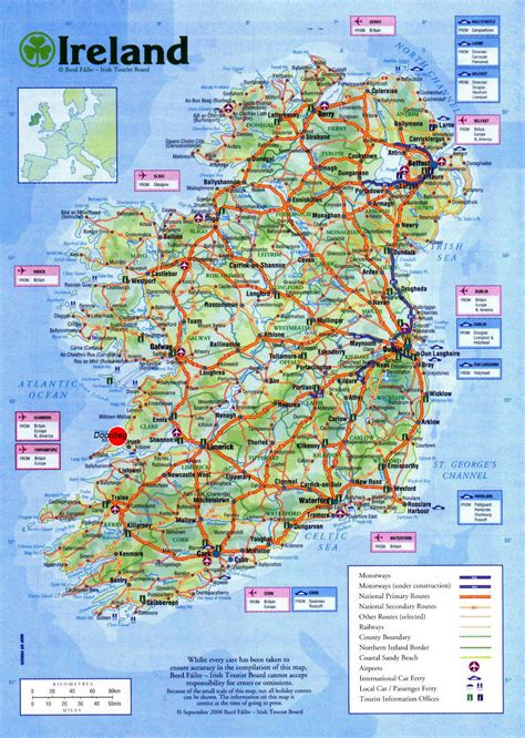 Detailed Map Of Ireland Zoning Map