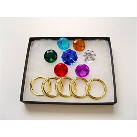 Unbranded 7 Chaos Emeralds And 5 Power Rings Sonic The Hedgehog 7