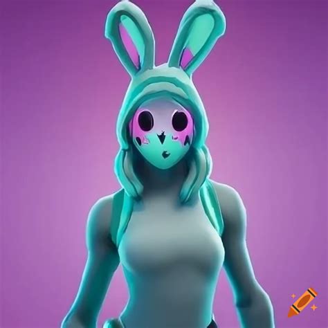 Cute Female Ghost Bunny Fortnite Skin On Craiyon