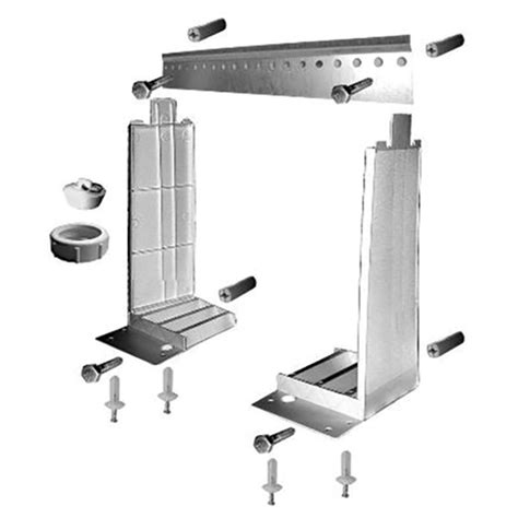 If you have any misgivings about the first step in installing a tub is to set in place a ledger board that supports the edges of the tub that contact the walls of the tub enclosure. E.L. Mustee Laundry Tub Wall Mount Kit