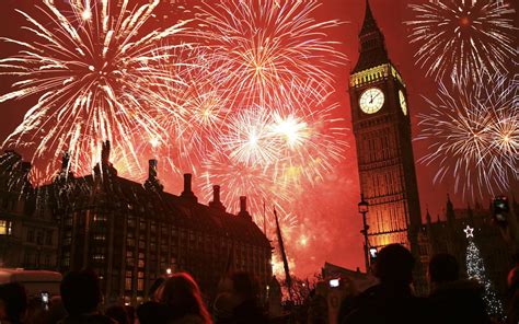 New Years Eve Fireworks In London Fondo De Pantalla Hd Fondo De