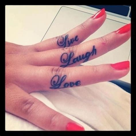 56 Love Tattoos On Fingers