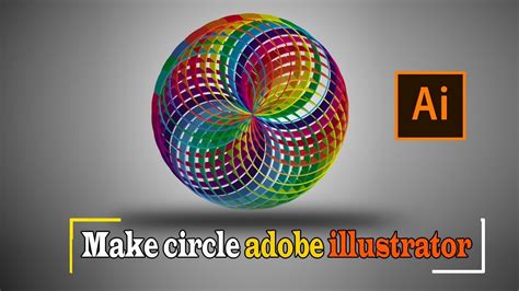 How To Make Circle Adobe Illustrator Adobe Illustrator Bangla Tutorial