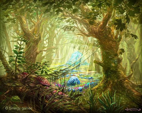 Fairy Woods By Bocho On Deviantart