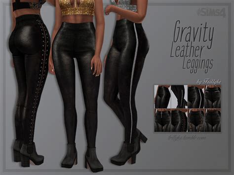 The Sims Resource Trillyke Gravity Leather Leggings