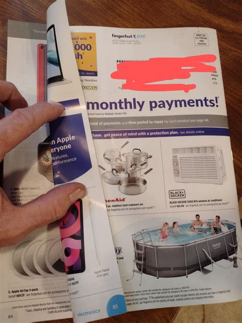Fingerhut's useless catalog. Every item refers you to website for price