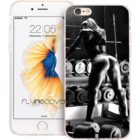 Coque Capa Sexy Fitness Girl Clear Soft Silicone Phone Cases For Iphone Xs Max Xr X 7 8 6 6s